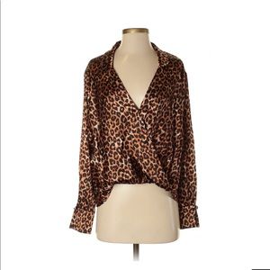 Likely Leopard Print Blouse